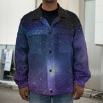 Nebula Universe Galaxy Deep Space Print Men's Shirt Jacket