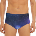 Nebula Universe Galaxy Deep Space Print Men's Triangle Swim Briefs
