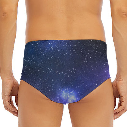 Nebula Universe Galaxy Deep Space Print Men's Triangle Swim Briefs