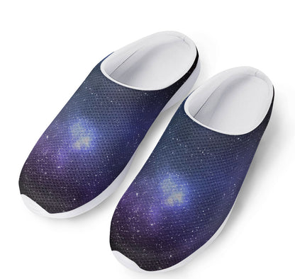 Nebula Universe Galaxy Deep Space Print Mesh Casual Shoes