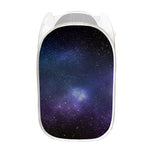 Nebula Universe Galaxy Deep Space Print Mesh Laundry Hamper