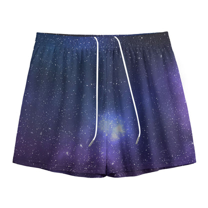 Nebula Universe Galaxy Deep Space Print Mesh Shorts