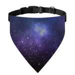 Nebula Universe Galaxy Deep Space Print Over The Collar Dog Bandana