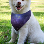 Nebula Universe Galaxy Deep Space Print Over The Collar Dog Bandana