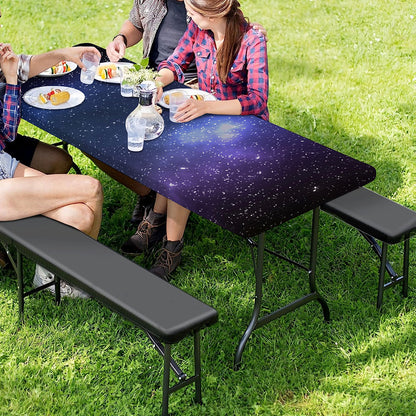 Nebula Universe Galaxy Deep Space Print Picnic Table Cover