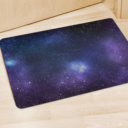 Nebula Universe Galaxy Deep Space Print Polyester Doormat