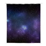 Nebula Universe Galaxy Deep Space Print Polyester Shower Curtain