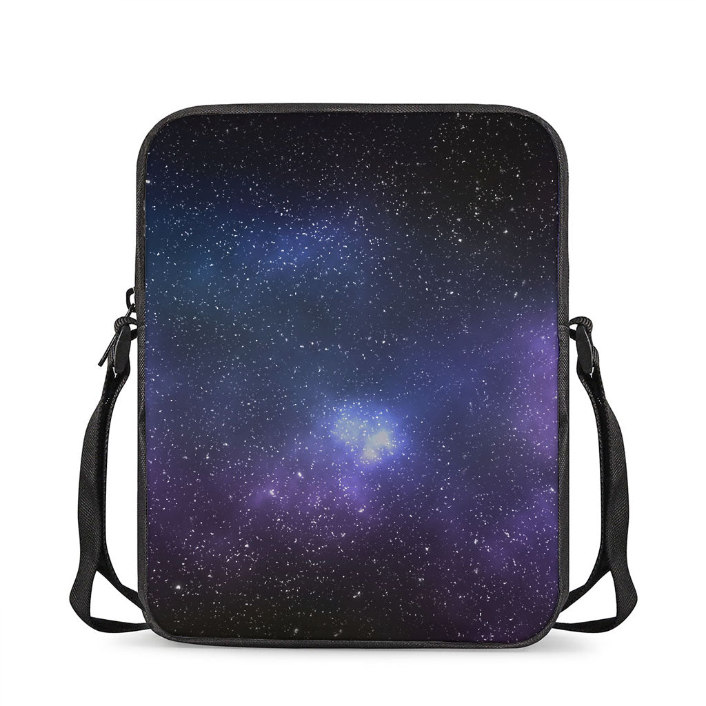 Nebula Universe Galaxy Deep Space Print Rectangular Crossbody Bag