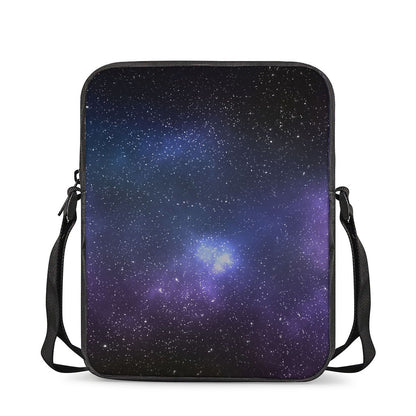 Nebula Universe Galaxy Deep Space Print Rectangular Crossbody Bag