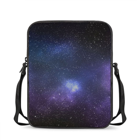 Nebula Universe Galaxy Deep Space Print Rectangular Crossbody Bag