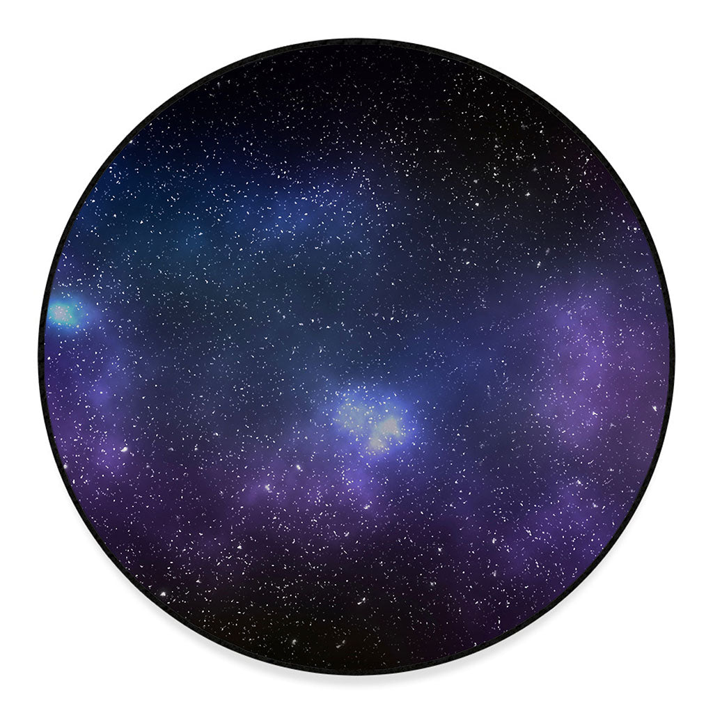Nebula Universe Galaxy Deep Space Print Round Floor Mat
