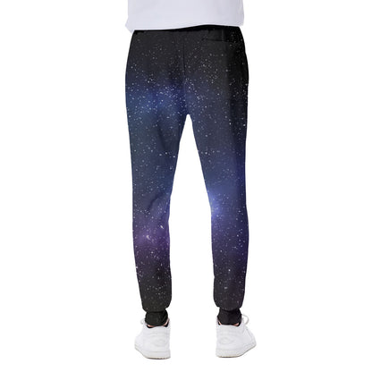 Nebula Universe Galaxy Deep Space Print Scuba Joggers