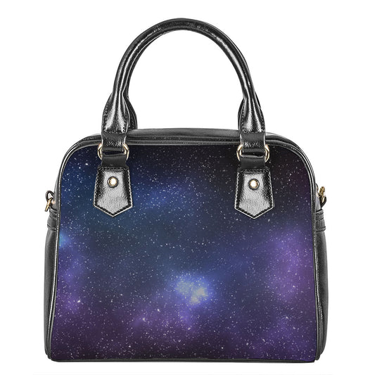 Nebula Universe Galaxy Deep Space Print Shoulder Handbag