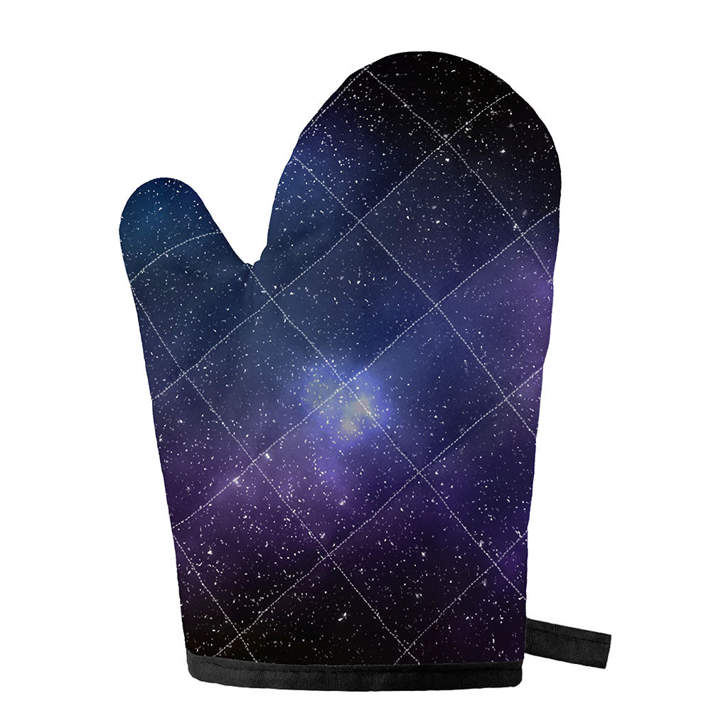 Nebula Universe Galaxy Deep Space Print Single Oven Mitt
