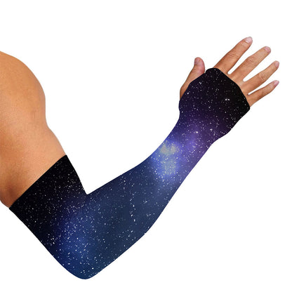 Nebula Universe Galaxy Deep Space Print Sun Protection Arm Sleeves