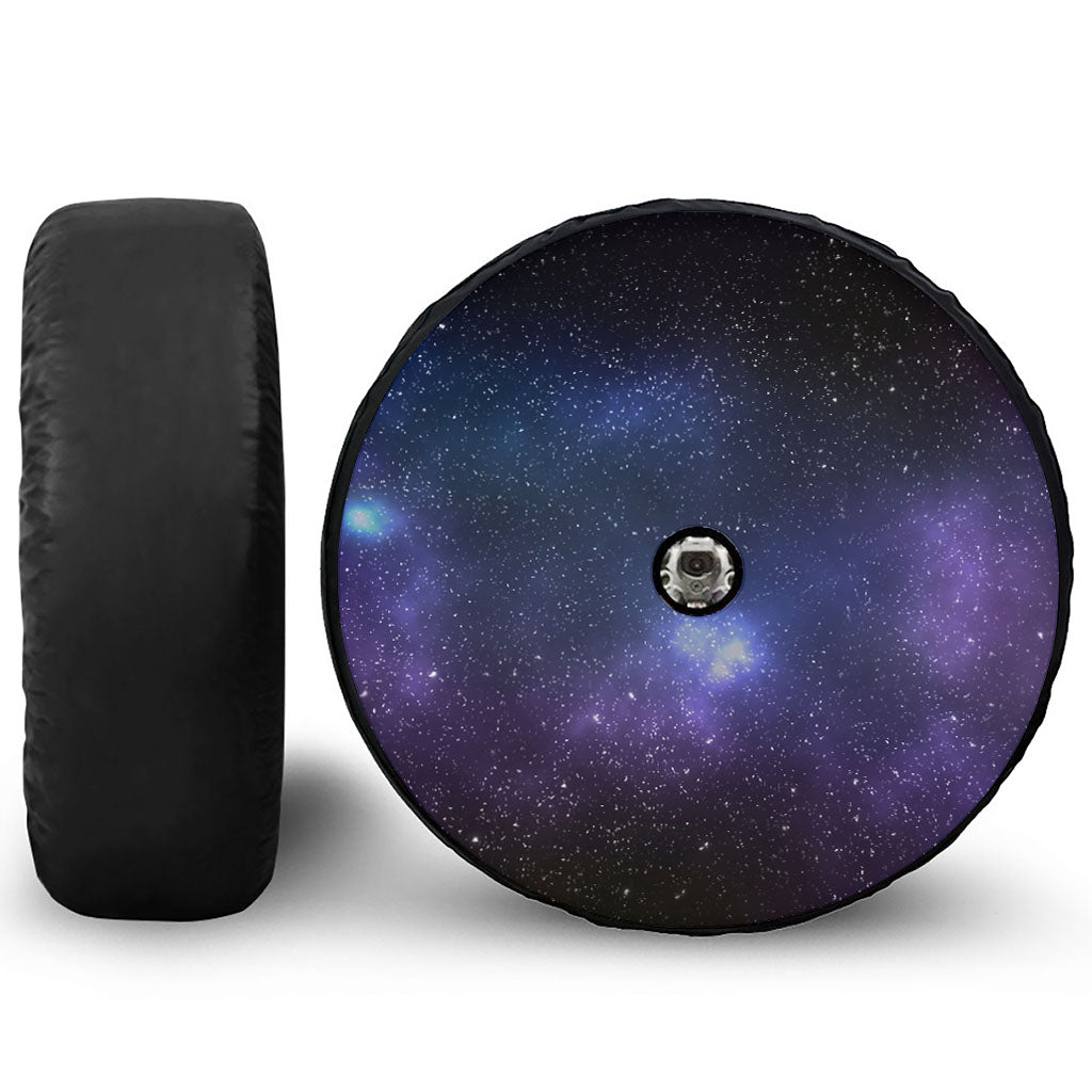 Nebula Universe Galaxy Deep Space Print Tire Cover With Camera Hole