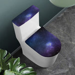 Nebula Universe Galaxy Deep Space Print Toilet Lid And Tank Cover Set