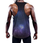 Nebula Universe Galaxy Deep Space Print Training Tank Top