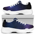 Nebula Universe Galaxy Deep Space Print White Chunky Shoes