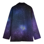 Nebula Universe Galaxy Deep Space Print Women's Blazer