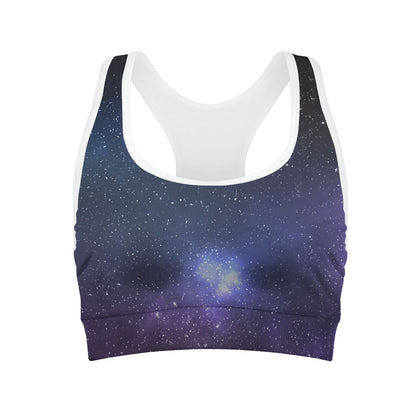 Nebula Universe Galaxy Deep Space Print Women's Sports Bra
