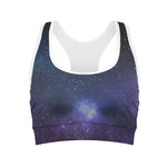 Nebula Universe Galaxy Deep Space Print Women's Sports Bra