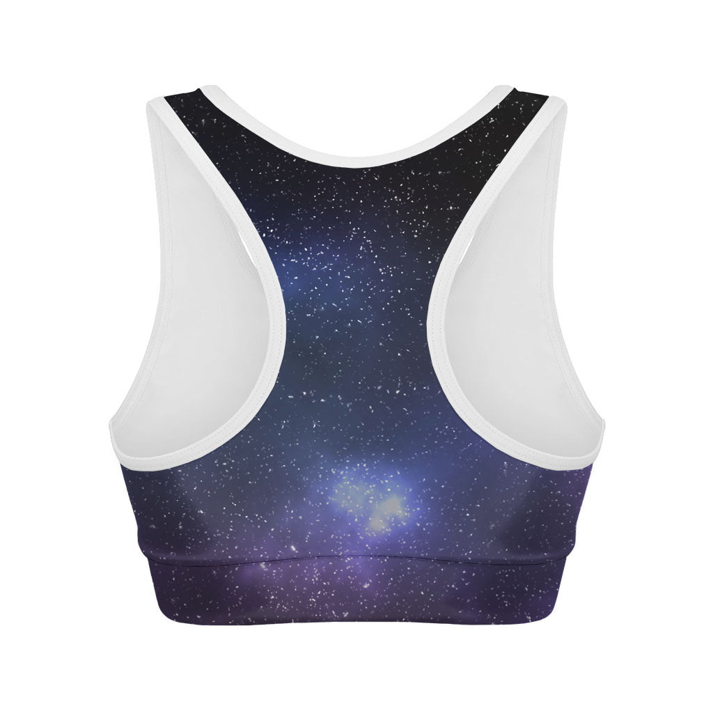 Nebula Universe Galaxy Deep Space Print Women's Sports Bra