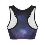 Nebula Universe Galaxy Deep Space Print Women's Sports Bra