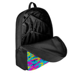 Neon Camouflage Print 17 Inch Backpack