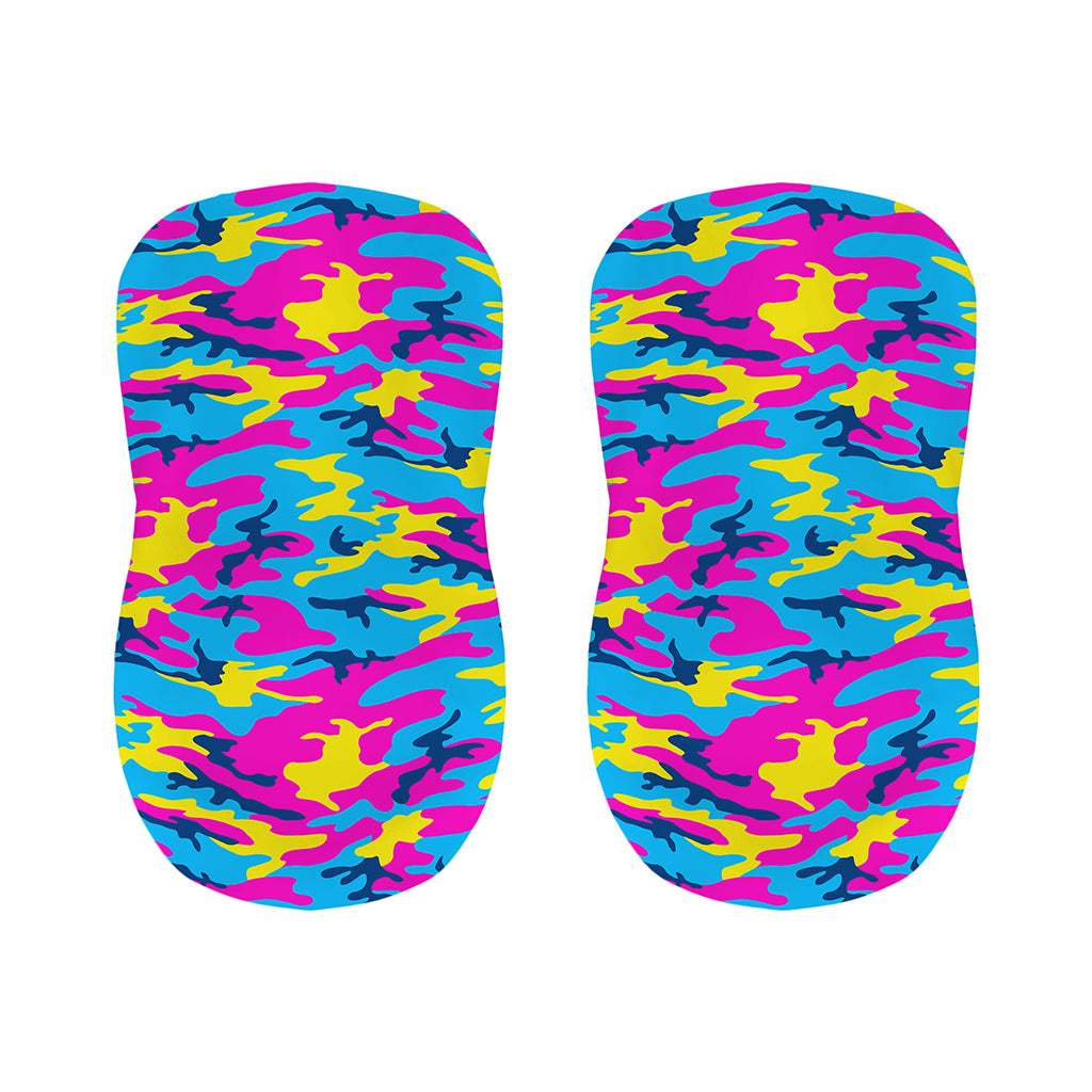 Neon Camouflage Print Bar Stool Covers