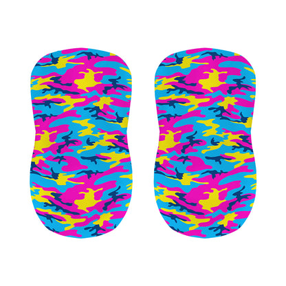 Neon Camouflage Print Bar Stool Covers