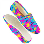 Neon Camouflage Print Casual Shoes