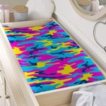 Neon Camouflage Print Changing Pad Cover