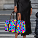 Neon Camouflage Print Duffle Bag