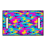 Neon Camouflage Print Golf Cart Seat Cover