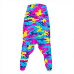 Neon Camouflage Print Hammer Pants