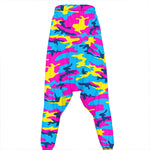 Neon Camouflage Print Hammer Pants