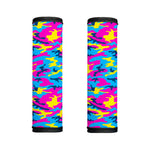Neon Camouflage Print Handle Covers
