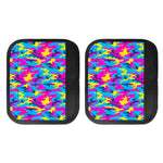 Neon Camouflage Print Handle Covers