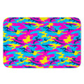 Neon Camouflage Print Indoor Door Mat