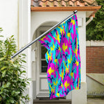 Neon Camouflage Print Polyester Flag