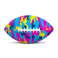 Neon Camouflage Print Rugby Ball