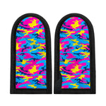 Neon Camouflage Print Skillet Handle Cover