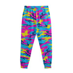 Neon Camouflage Print Sweatpants