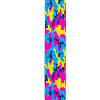 Neon Camouflage Print Table Runner