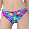 Neon Camouflage Print Women's Panties