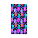 Neon EDM Zig Zag Pineapple Pattern Print Baby Crib Sheet