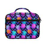 Neon EDM Zig Zag Pineapple Pattern Print Briefcase Bible Bag