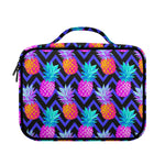 Neon EDM Zig Zag Pineapple Pattern Print Briefcase Bible Bag