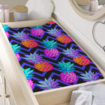 Neon EDM Zig Zag Pineapple Pattern Print Changing Pad Cover